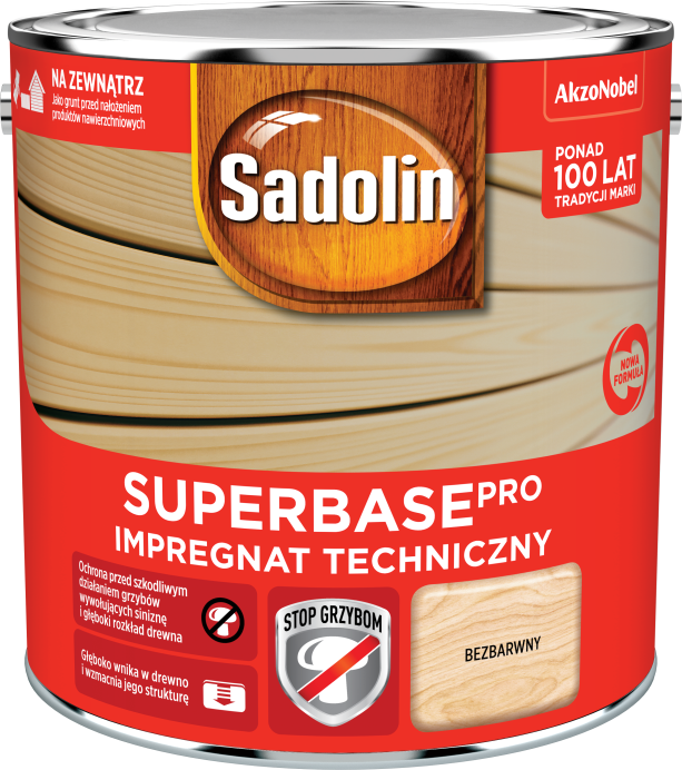 Impregnat techniczny SADOLIN SUPERBASE Pro 2,5L
