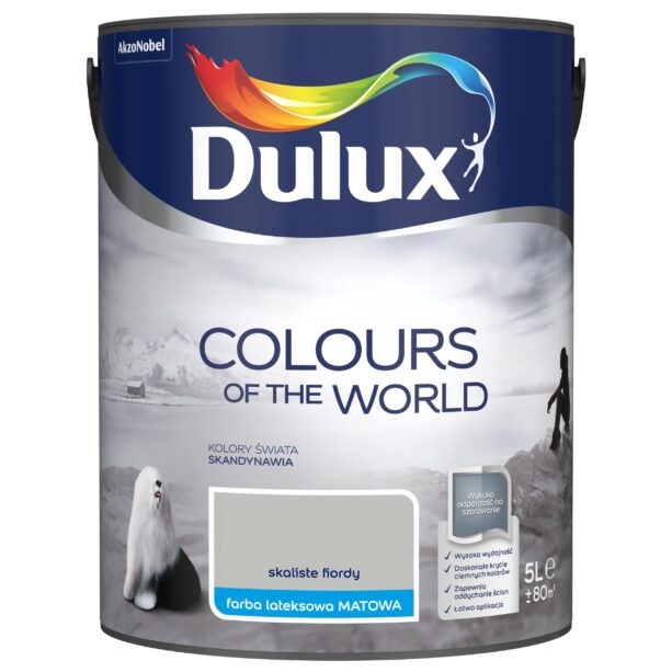 DULUX KOLORY ŚWIATA "Skaliste fiordy" 5L